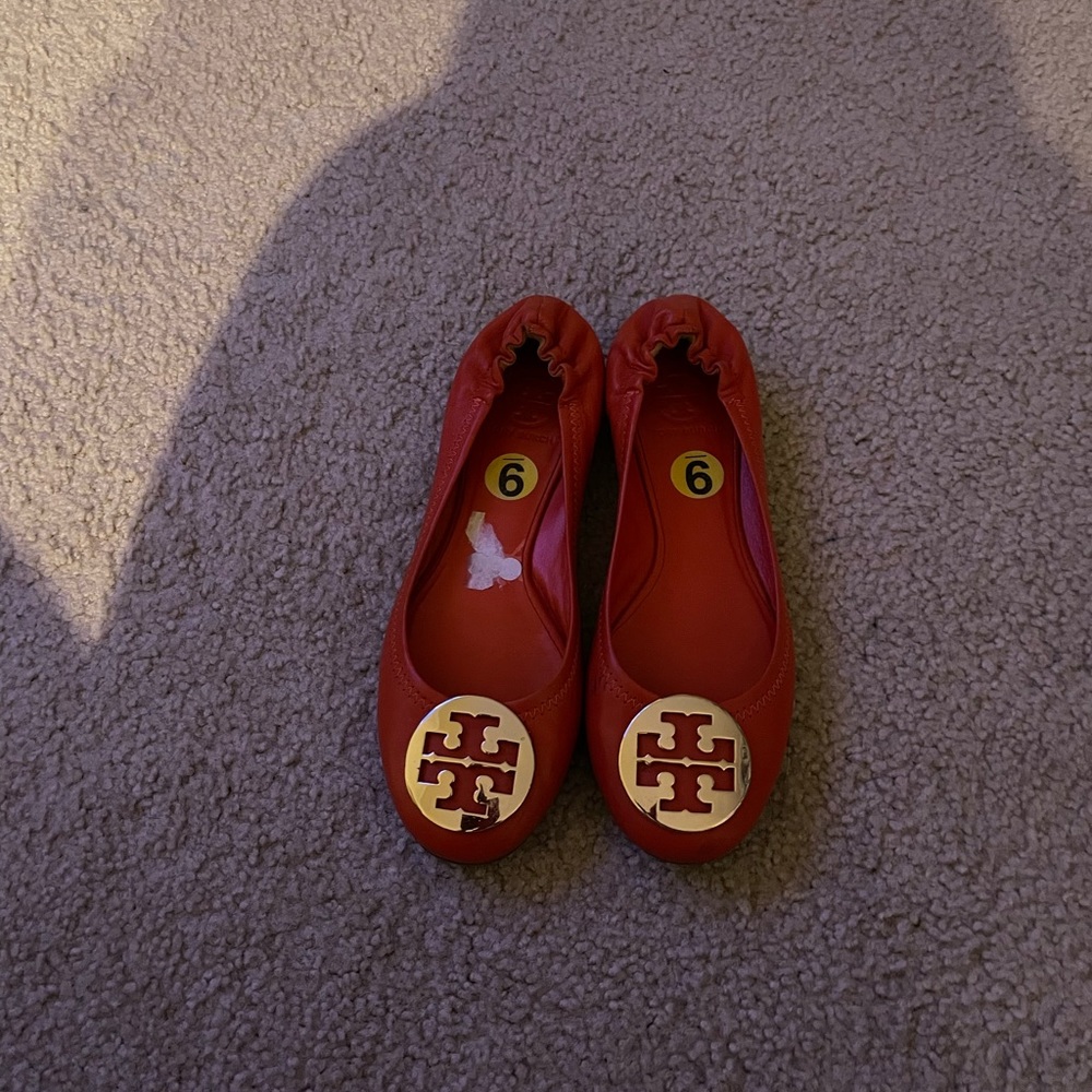 Tory Burch red flat size 9